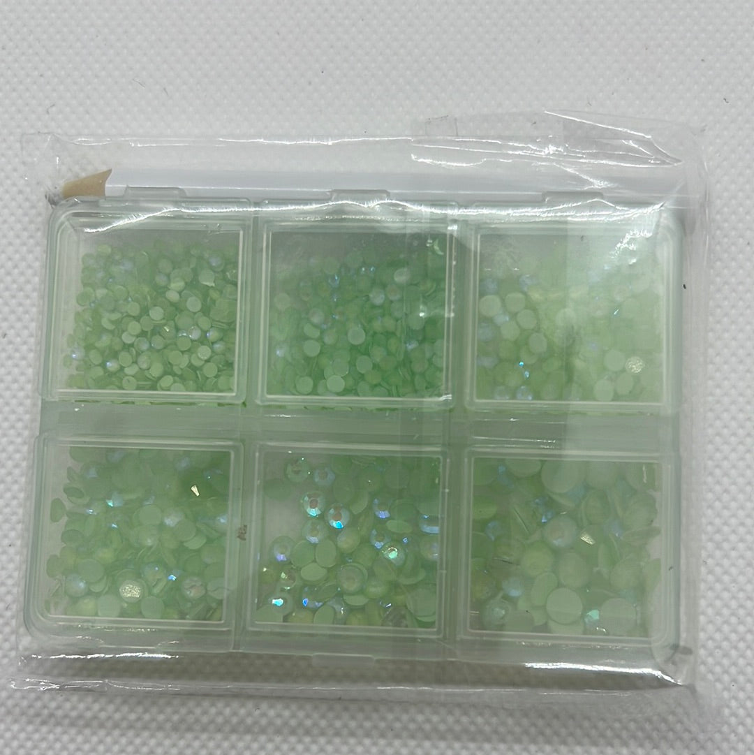 Neon glass stones sets