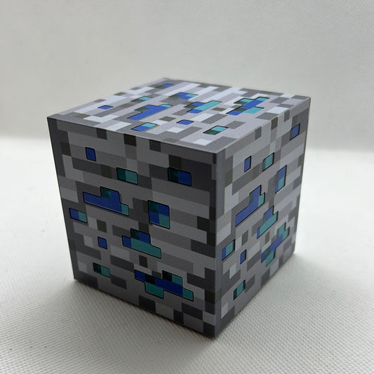 Blue Minecraft’s cube light