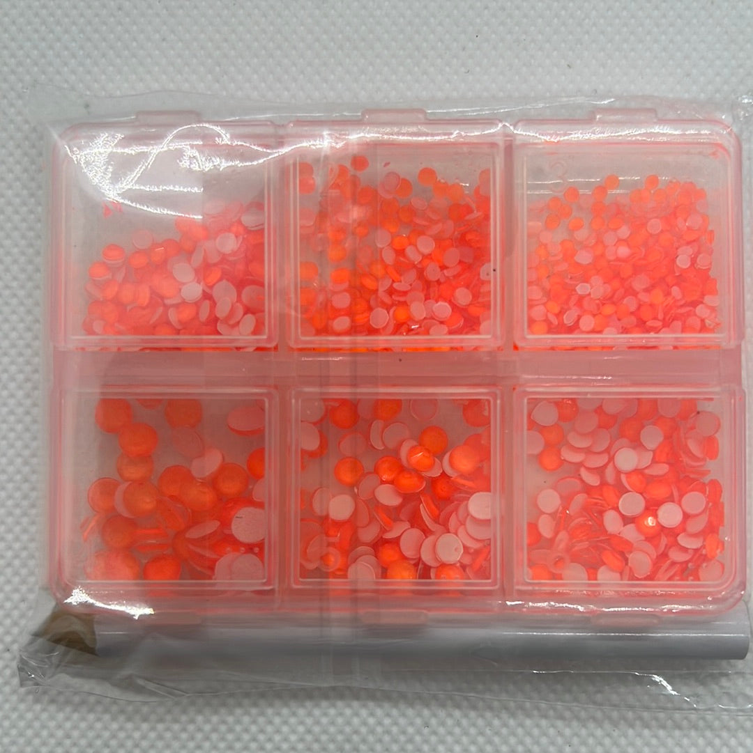 Neon glass stones sets